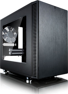 Fractal Design Define Nano S Window Mini Tower Κουτί Υπολογιστή Μαύρο