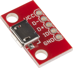 SparkFun microB USB Breakout Board for Arduino