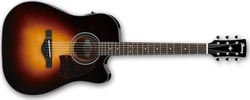 Ibanez Ηλεκτροακουστική Κιθάρα Artwood AW4000CE Cutaway Brown / Sunburst