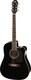 Aria Ηλεκτροακουστική Κιθάρα AWN-15CE Acoustic Guitar Black Cutaway Cutaway Black