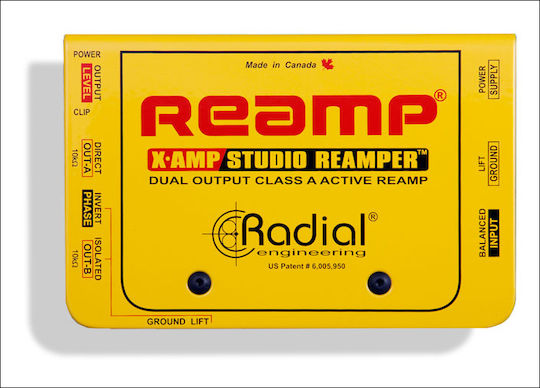 Radial X-Amp Active Re-Amplifier Ενεργό DI Box με Τροφοδοσία Ρεύματος