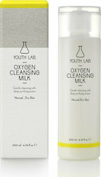 Youth Lab. Oxygen Cleancing Milk Normal/Dry Skin Γαλάκτωμα Ντεμακιγιάζ 200ml