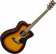 Yamaha Semi-Acoustic Guitar FSX-315C Cutaway Brown / Sunburst