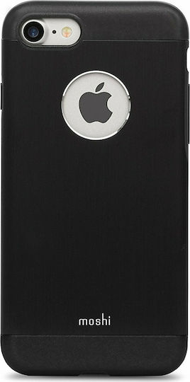 Moshi Armour Back Cover Metalic Negru (iPhone 8/7)