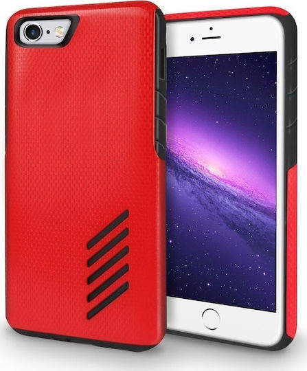 Orzly Grip-Pro Back Cover Plastic Roșu (iPhone 8/7 Plus)