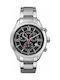 Timex Miami Chronograph Watch Chronograph Battery with Silver Metal Bracelet