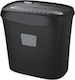 Black Red OS080D Cross Cut 8-Sheet Paper Shredder