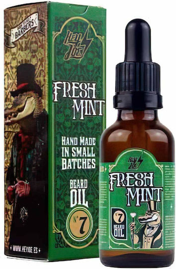 Hey Joe Λάδι Περιποίησης για Γένια Beard Oil 07 Fresh Mint 30ml