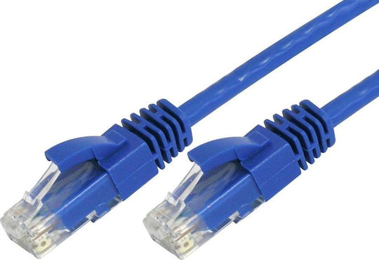 Powertech U/UTP Cat.5e (Gigabit) Cablu De Rețea Ethernet 1m Albastru