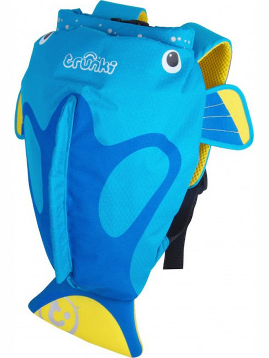 Trunki Blaue Fische Schulranzen Rucksack Kindergarten in Hellblau Farbe