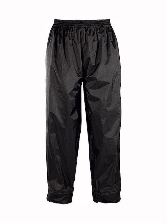 Bering Eco Ανδρικό Αδιάβροχο Παντελόνι Μηχανής Μαύρο Χρώμα