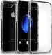 Orzly Fusion Bumper Clear Back Cover Σιλικόνης Μαύρο (iPhone 8 Plus / 7 Plus)