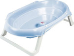 OK Baby Foldable Baby Bath Onda Slim Light Blue