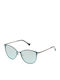 Police Rival 10 Women's Sunglasses with Blue Frame and Turquoise Lens SPL190 KB1X