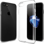 Spigen Liquid Crystal Umschlag Rückseite Silikon Transparent (iPhone 7 / 8 / SE 2020 / SE 2022)