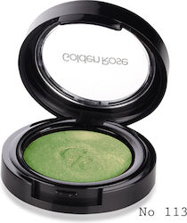 Golden Rose Silky Touch Pearl 113 Eye Shadow in Solid Form with Green Color