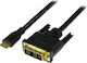 StarTech Cable DVI-D male - mini HDMI male 2m (HDCDVIMM2M)