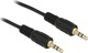 DeLock Καλώδιο Ήχου 3.5mm male - 3.5mm male Μαύρο 5m με Επίχρυσους Ακροδέκτες 84438