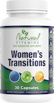 Natural Vitamins Women's Transitions Supplement for Menopause 30 caps