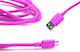Ancus Geflochten USB 2.0 auf Micro-USB-Kabel Rosa 1m (05019) 1Stück