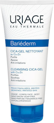 Uriage Gel Καθαρισμού Bariederm Cica Gel Nettoyant για Ευαίσθητες Επιδερμίδες 200ml