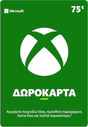 Microsoft Xbox Live Δωροκάρτα 75€