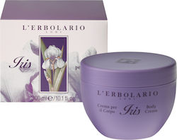 L' Erbolario Iris Body Cream Moisturizing Cream with Powder Scent 300ml