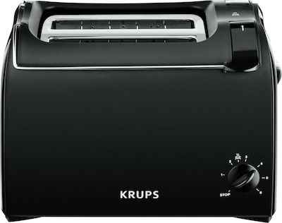 Krups KH-1518 Toaster 2 Slots 700W Black