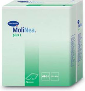 Hartmann MoliNea Plus L Υποσέντονα Ακράτειας 2 Σταγόνων 60x60cm 30τμχ