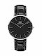 Daniel Wellington Classic Reading Men's Watch 40mm Battery with Black Leather Strap