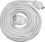 Adeleq Extension Cable Cord 3x1.5mm²/15m White