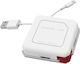 Allocacoc USB-Hub 4 Anschlüsse USB 2.0 mit USB-A Anschluss Weiß