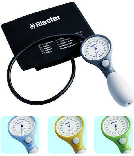 Riester Ri-San Analog Blood Pressure Monitor Arm Blue