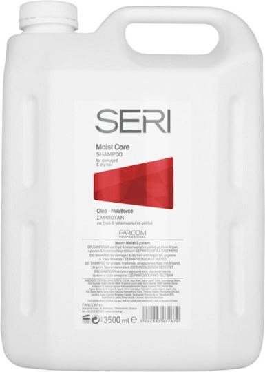 Farcom Seri Moist Core Sampon De Par Reconstrucție/Hrană Pentru Păr Deteriorat 3500ml