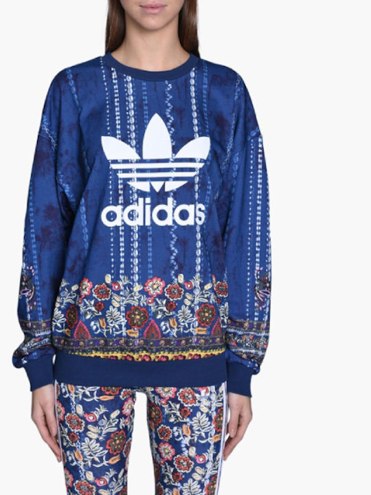 Adidas Cirandeira Women's Sweatshirt Blue