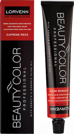 Lorvenn Beauty Color Supreme Reds Боя за коса 8.60 Интензивно русо червено 70мл