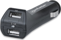 Manhattan PopCharge Auto Duo Car Charger with Port 1xUSB-A Manhattan PopCharge Auto Duo Car Charger with Port 1xUSB-A