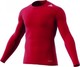 adidas Techfit Base Tee Ανδρική Ισοθερμική Μακρυμάνικη Μπλούζα Compression Κόκκινη