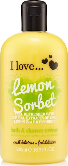 I Love Cosmetics Lemon Sorbet Κρεμώδες Αφρόλουτρο & Άρωμα Εσπεριδοειδή 500ml