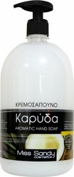 Miss Sandy Coconut Aromatic Hand Soap Καρύδα 1000ml Miss Sandy Coconut Aromatic Hand Soap Καρύδα 1000ml