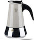 Pezzetti Steelexpress Stovetop Espresso Pot for...