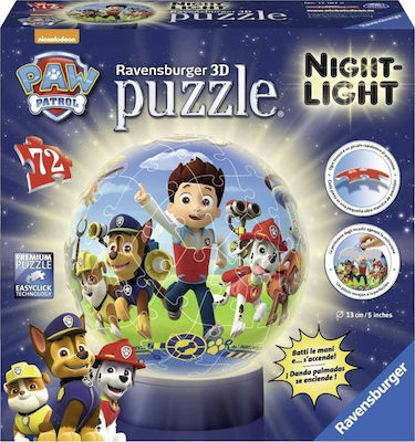 Puzzleball Paw Patrol for 4++ Years 72pcs Ravensburger