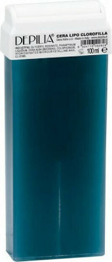Depilia Hair Removal Wax in Roll-On for Sensitive Skin Chlorophyll 100ml