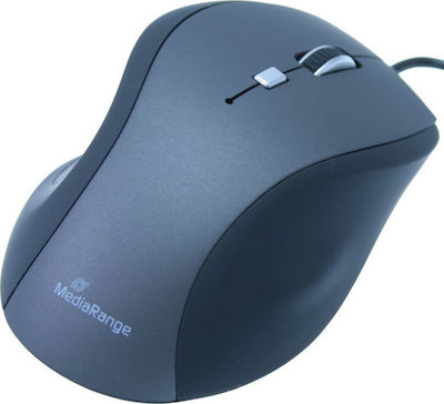 MediaRange MROS202 Wired Mouse Gray