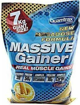 Quamtrax Nutrition Massive Gainer mit Geschmack Vanille 7kg