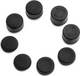 Ornate Ornate Thump Grips 8x Black Thumb Grips για PS4 σε Μαύρο χρώμα