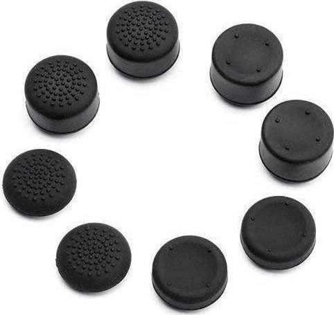 Ornate Ornate Thump Grips 8x Black Thumb Grips για PS4 σε Μαύρο χρώμα