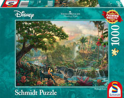 Kinkade: Disney: Jungle book Puzzle 2D 1000 Bucăți