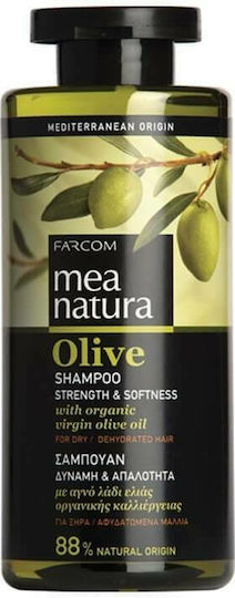 Farcom Mea Natura Olive Σαμπουάν Αναδόμησης/Θρέψης & Ενυδάτωσης για Ξηρά Μαλλιά Μαλλιά 300ml