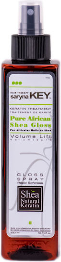 Saryna Key Pure African Shea Gloss Spray Volume Lift Λάδι Μαλλιών για Θρέψη 300ml